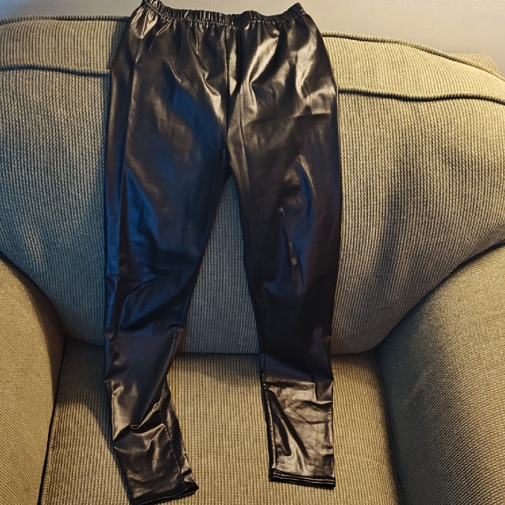 Dolls Kill Faux Leather Tights